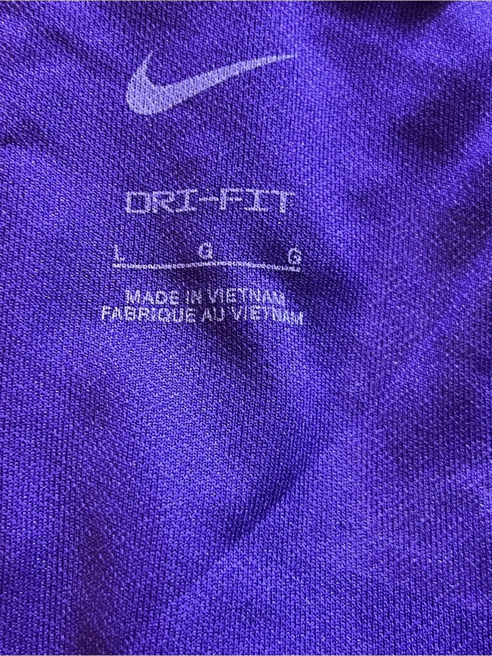 Nike Dri-FIT Men’s Running athletic Shorts lined adjustable Purple‎ Size Large